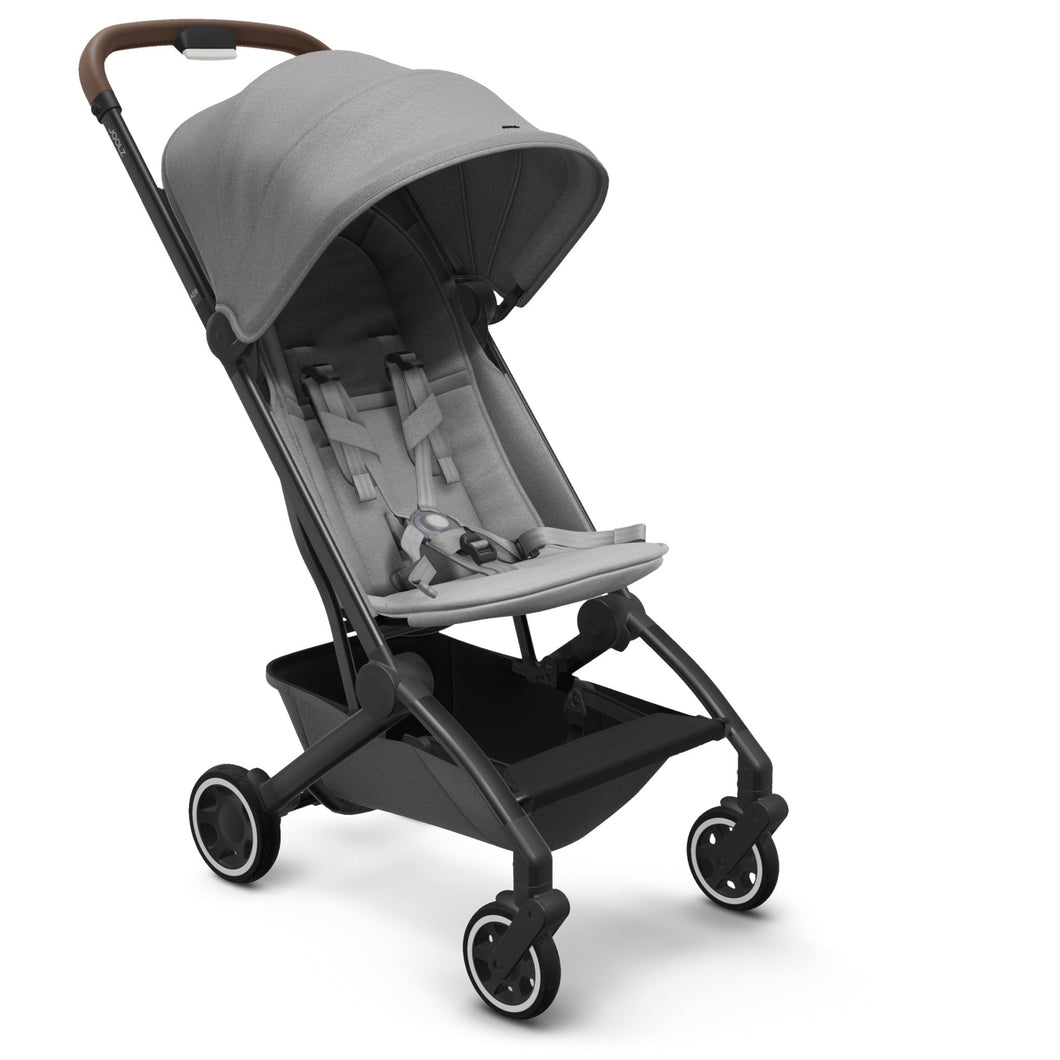 Mega babies sells the Joolz Aer stroller in a range of colors, including a delightful grey.