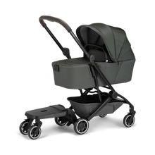 Load image into Gallery viewer, The Joolz Aer footboard from Mega babies, is super convenient and easily attaches to the stroller.

