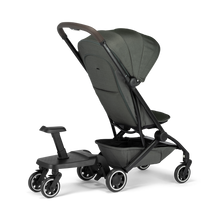 Load image into Gallery viewer, When using the Joolz Aer footboard, there&#39;s a comfortable walking space for parents. From Mega babies.
