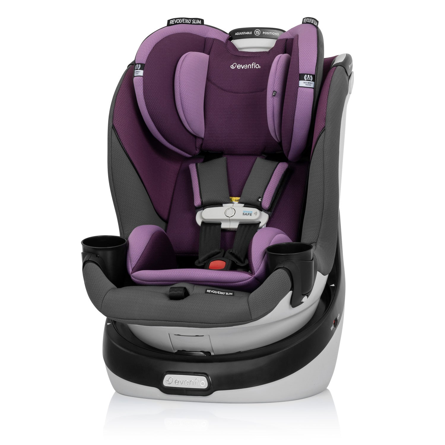 Evenflo Gold Revolve360 Slim 2-in-1 Rotational Car Seat with SensorSaf – Swaddles Baby