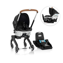 Load image into Gallery viewer, Evenflo Gold Shyft DualRide Infant Car Seat and Stroller Combo With Extended Canopy
