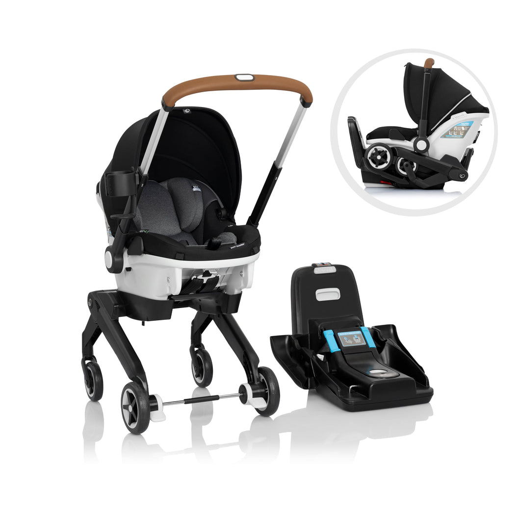 Evenflo Gold Shyft DualRide Infant Car Seat and Stroller Combo With Extended Canopy
