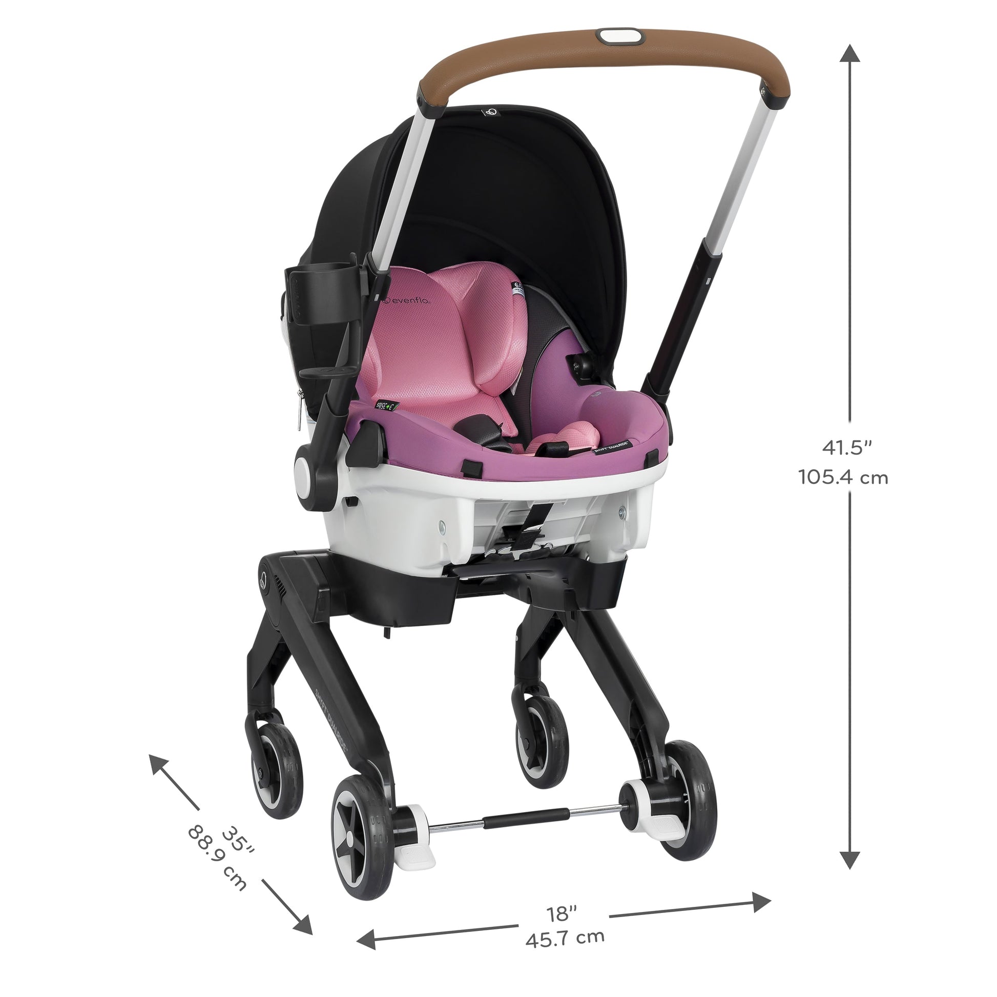how to attach evenflo car seat to stroller Evenflo Gold Shyft DualRide Infant Car Seat and Stroller Combo With Ex – Swaddles Baby