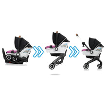 Load image into Gallery viewer, Evenflo Gold Shyft DualRide Infant Car Seat and Stroller Combo With Extended Canopy
