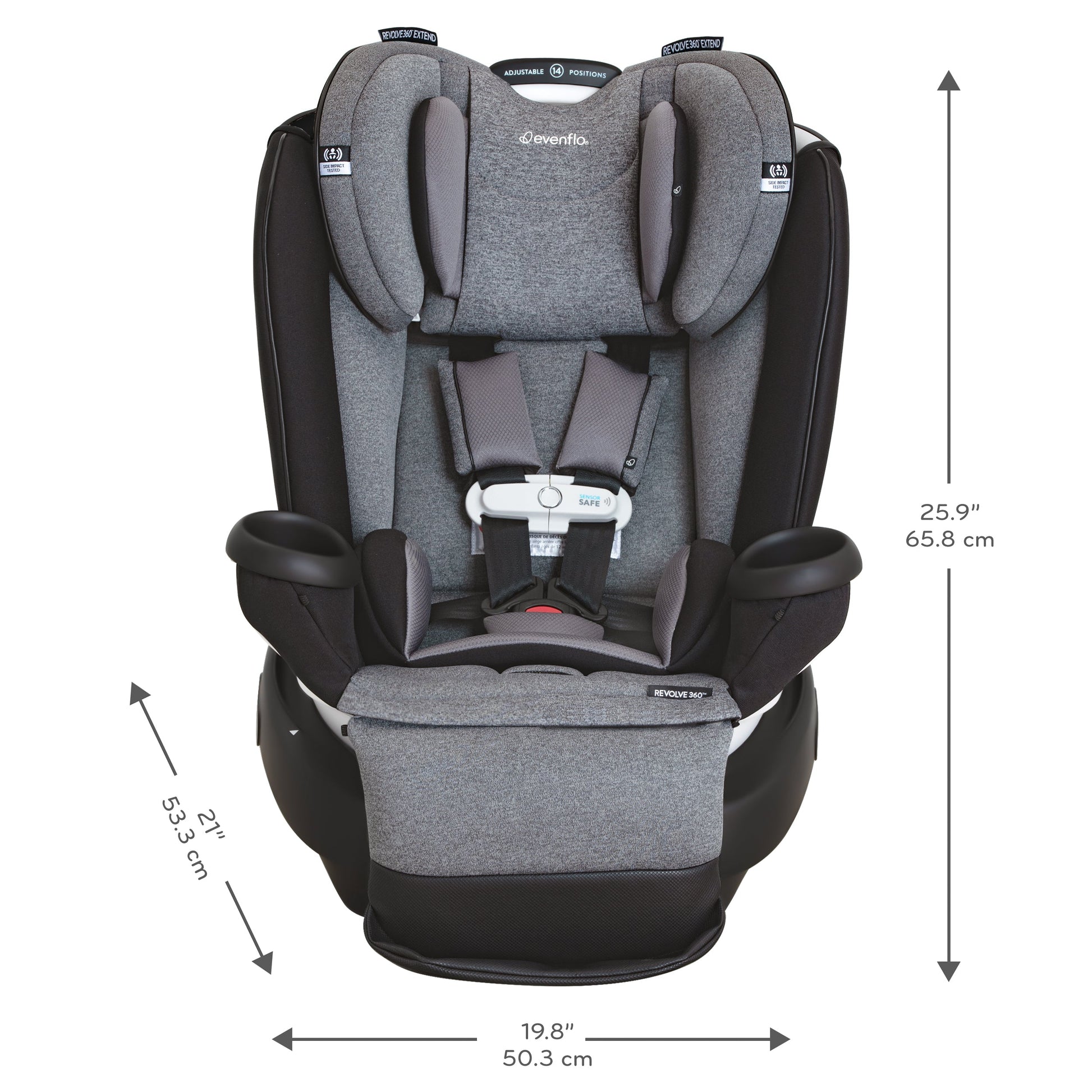 evenflo gold extend Evenflo Gold Revolve360 Extend All-in-One Rotational Car Seat with Sen – Swaddles Baby