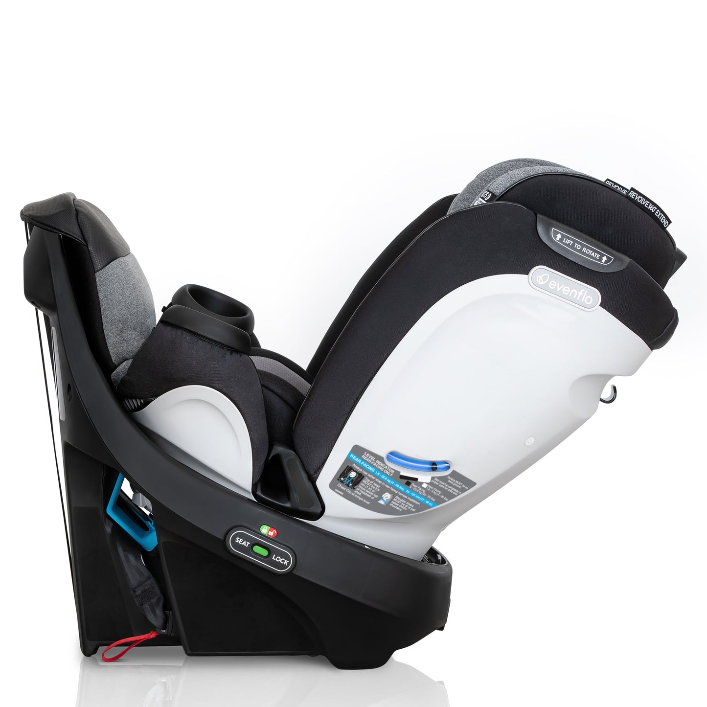 Evenflo Gold Revolve360 Extend All-in-One Rotational Car Seat with SensorSafe