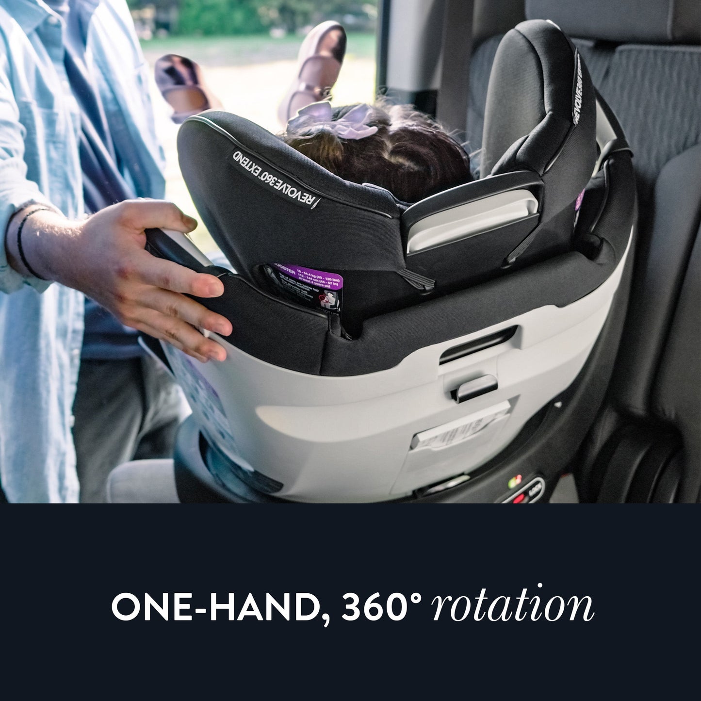 Evenflo Gold Revolve360 Extend All-in-One Rotational Car Seat with SensorSafe