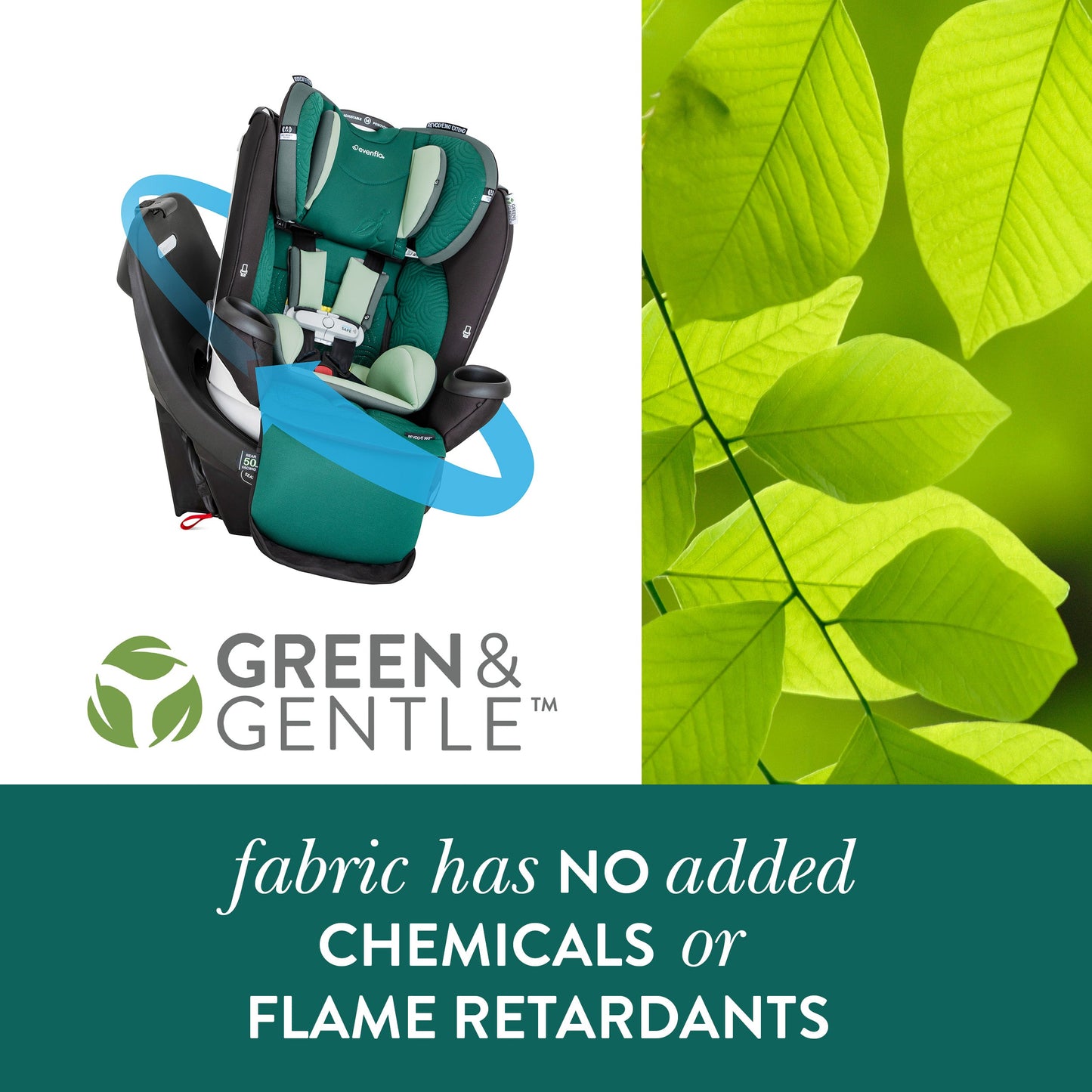 Evenflo Gold Revolve360 Extend All-in-One Rotational Car Seat with SensorSafe