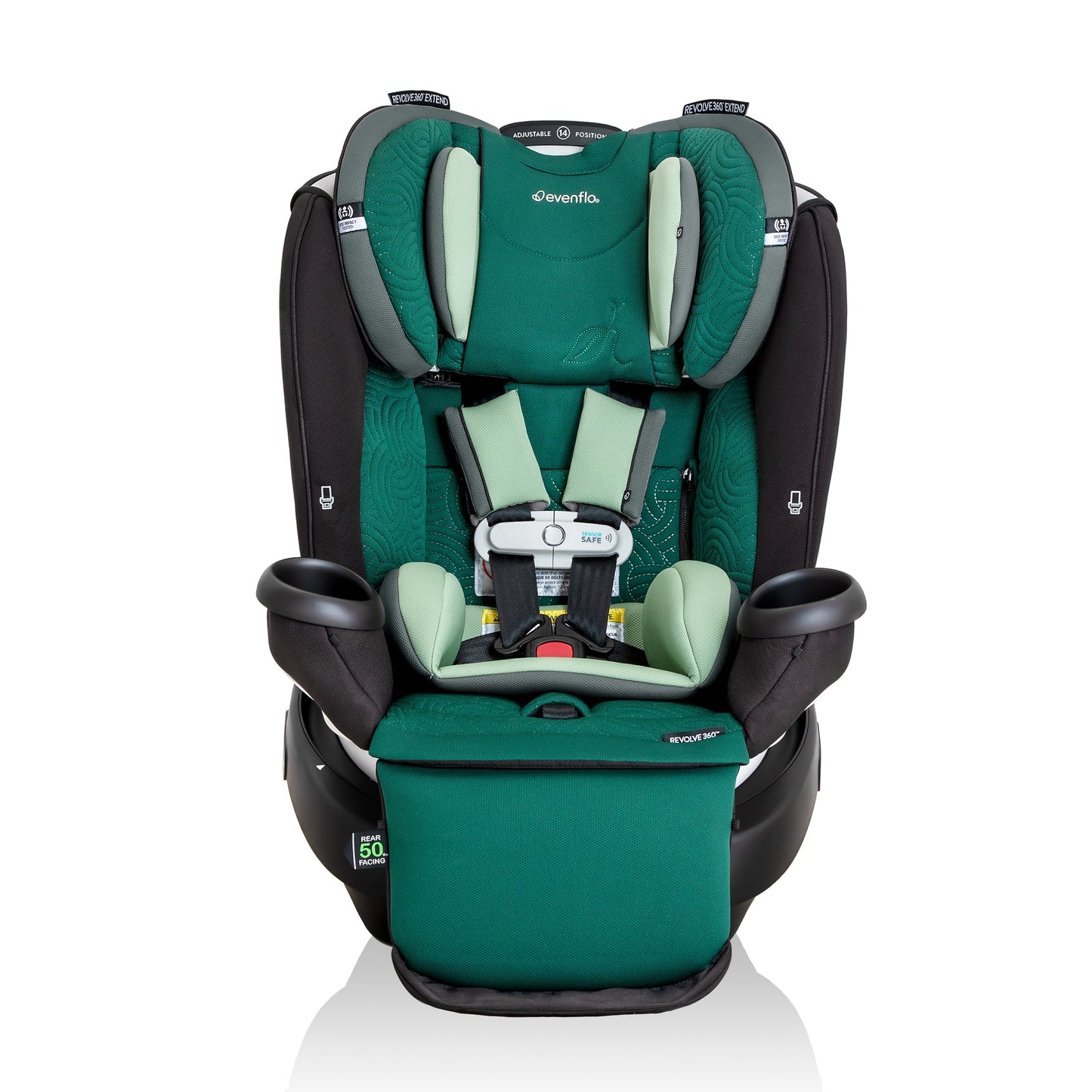 Evenflo Gold Revolve360 Extend All-in-One Rotational Car Seat with SensorSafe