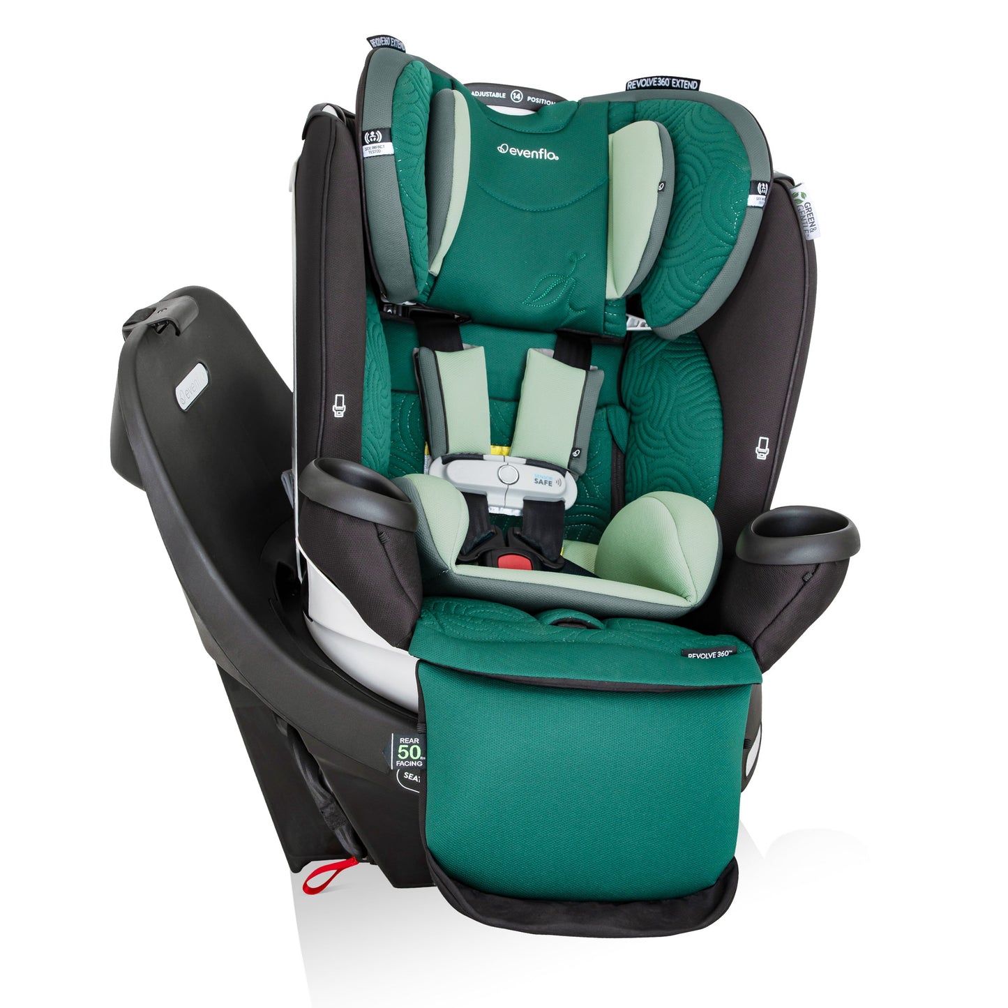 Evenflo Gold Revolve360 Extend All-in-One Rotational Car Seat with SensorSafe
