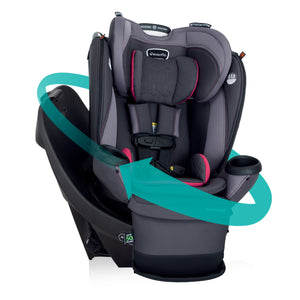 Evenflo Revolve 360 Extend All-in-One Rotational Car Seat with Quick Clean Cover
