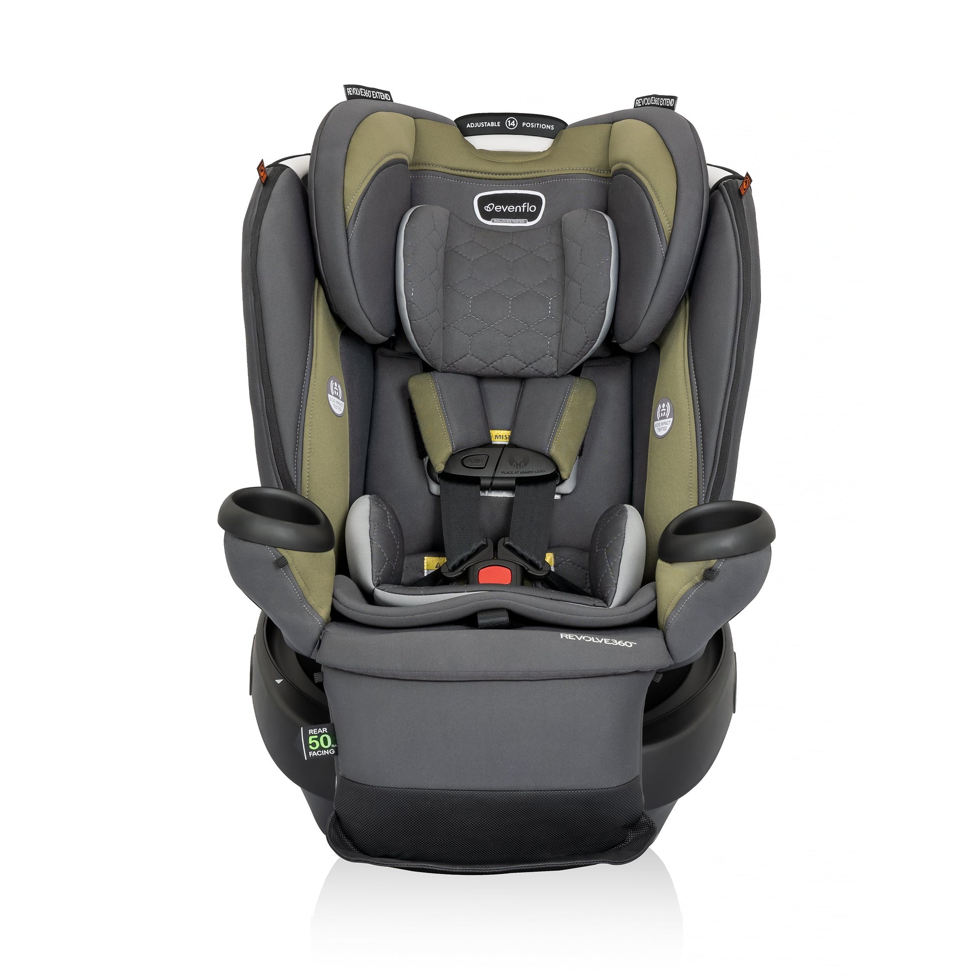 Evenflo Revolve 360 Extend All-in-One Rotational Car Seat with Quick Clean Cover