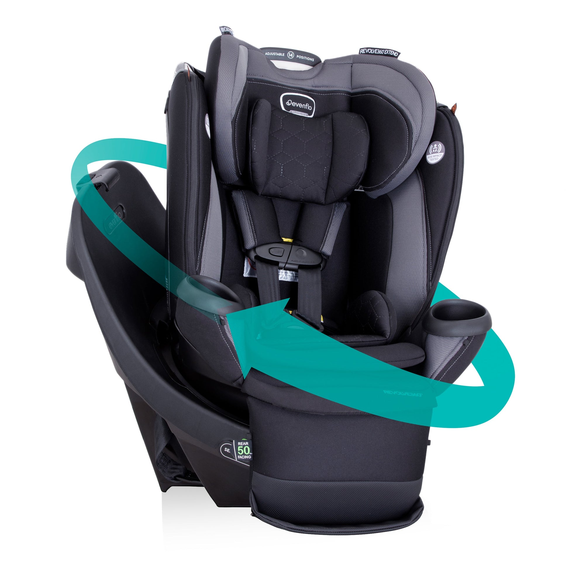 Evenflo Revolve 360 Extend All-in-One Rotational Car Seat with