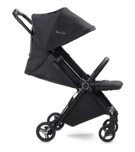 Silver cross top jet black