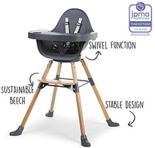 Load image into Gallery viewer, Childhome EVOLU ONE.80° Adjustable &amp; Swivel High Chair
