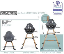 Load image into Gallery viewer, Childhome EVOLU ONE.80° Adjustable &amp; Swivel High Chair
