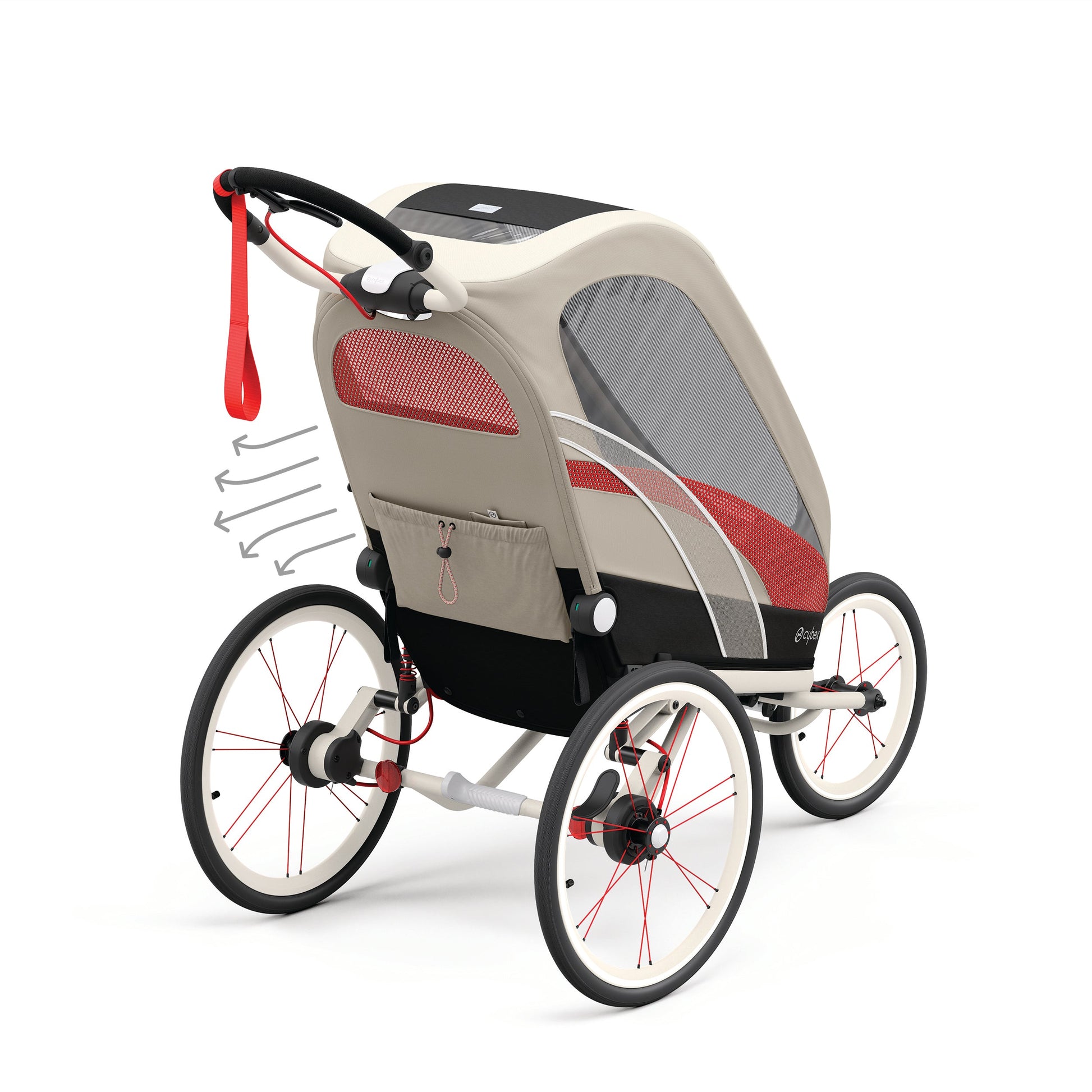 cybex zeno jogger Cybex Zeno Multisport Trailer Seat Pack – Swaddles Baby