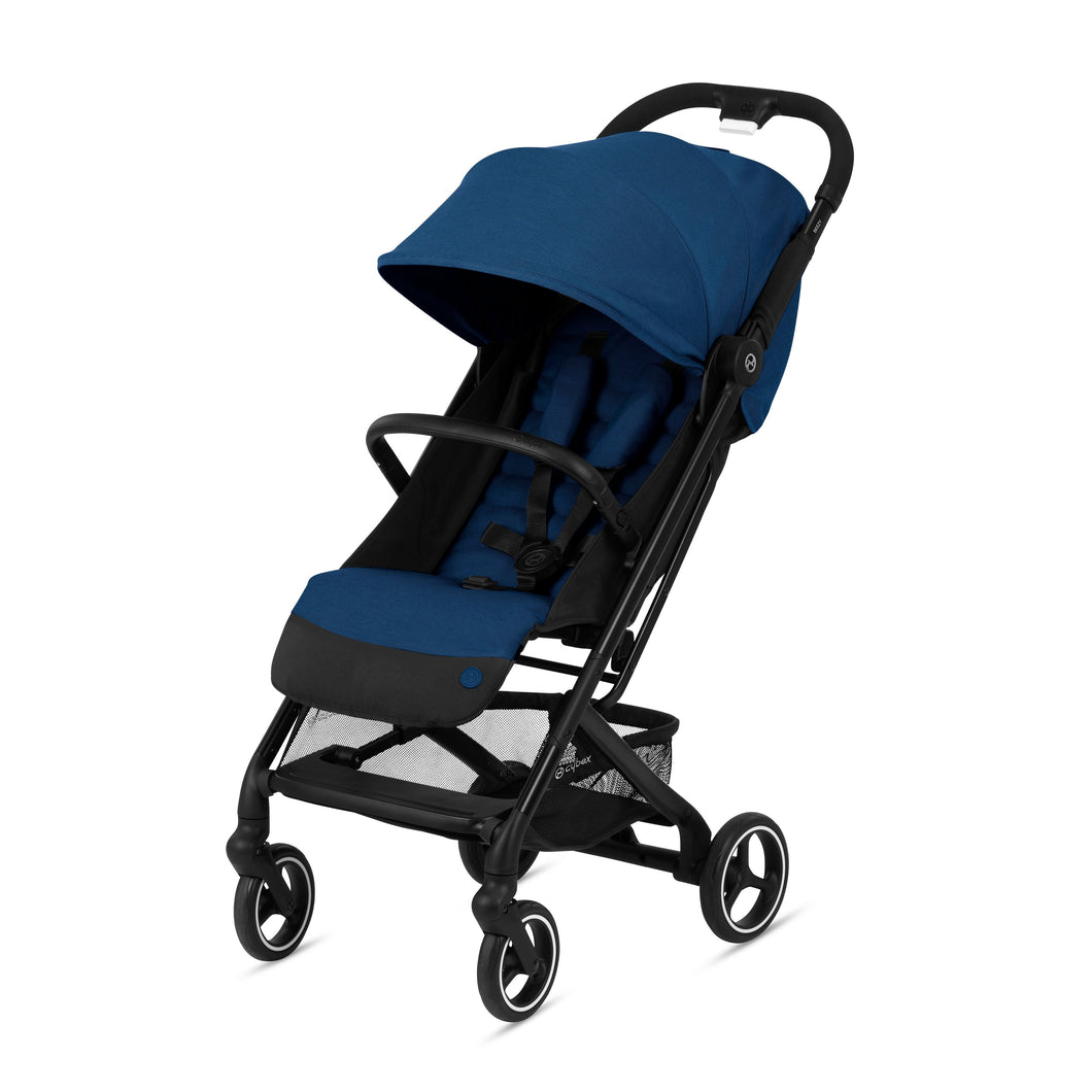 Buy the CYBEX Beezy stroller from Mega babies in a conservative navy blue shade.