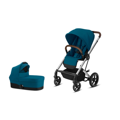cybex balios river blue Cybex Gold Balios S Lux Complete Stroller + Cot S