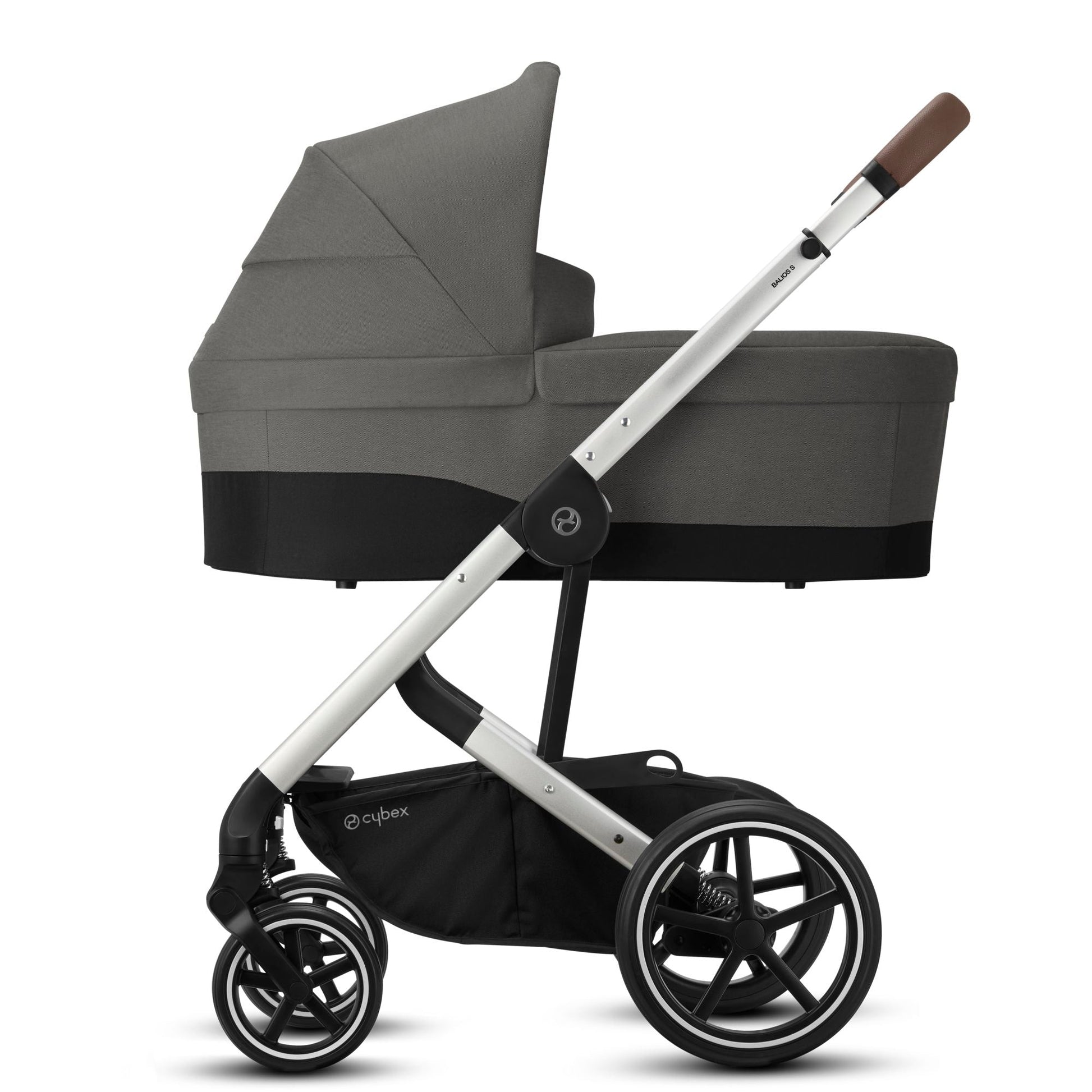 cybex balios s lux silver frame Cybex Gold Balios S Lux Complete Stroller + Cot S – Swaddles Baby