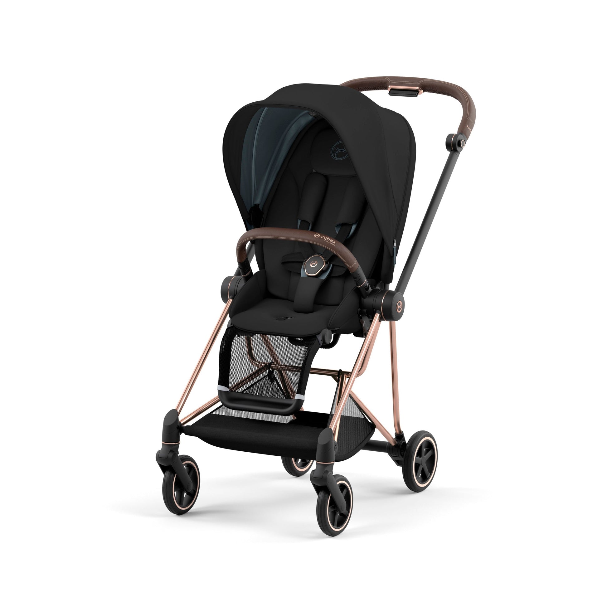 Mios 3 Stroller Chrome/Black Deep Black