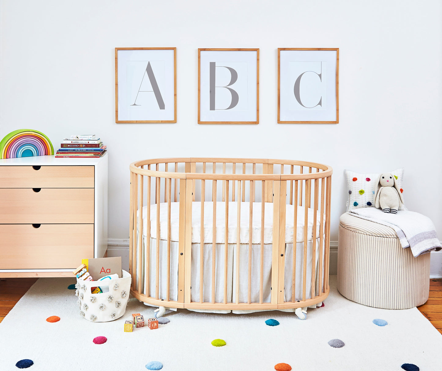 stokke crib skirt Stokke Sleepi Bed Skirt