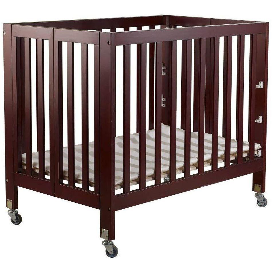 Big Oshi Sarah (Flat) 3 Level Mini Portable Crib + Free 3" Mattress - Mega Babies