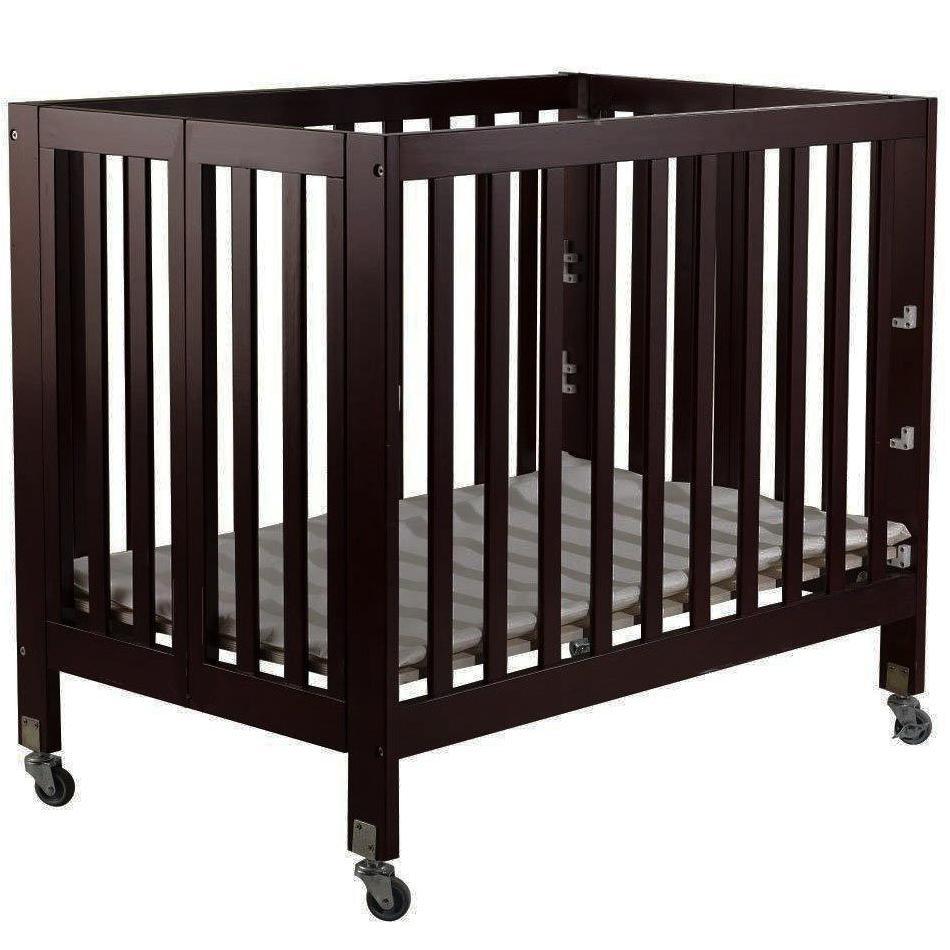 Big Oshi Sarah (Flat) 3 Level Mini Portable Crib + Free 3" Mattress - Mega Babies
