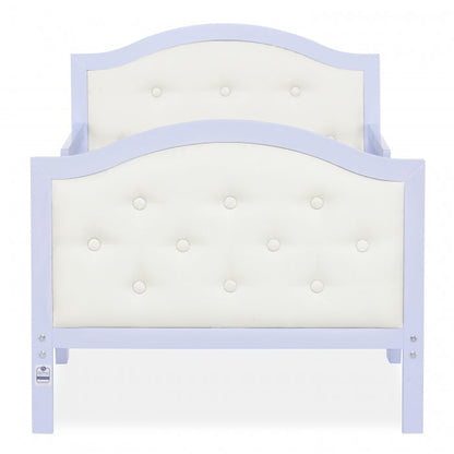 Dream On Me Zinnia Faux Leather Fabric Toddler Bed