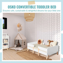 Load image into Gallery viewer, Dream On Me Osko 3-in-1 Convertible Toddler Bed
