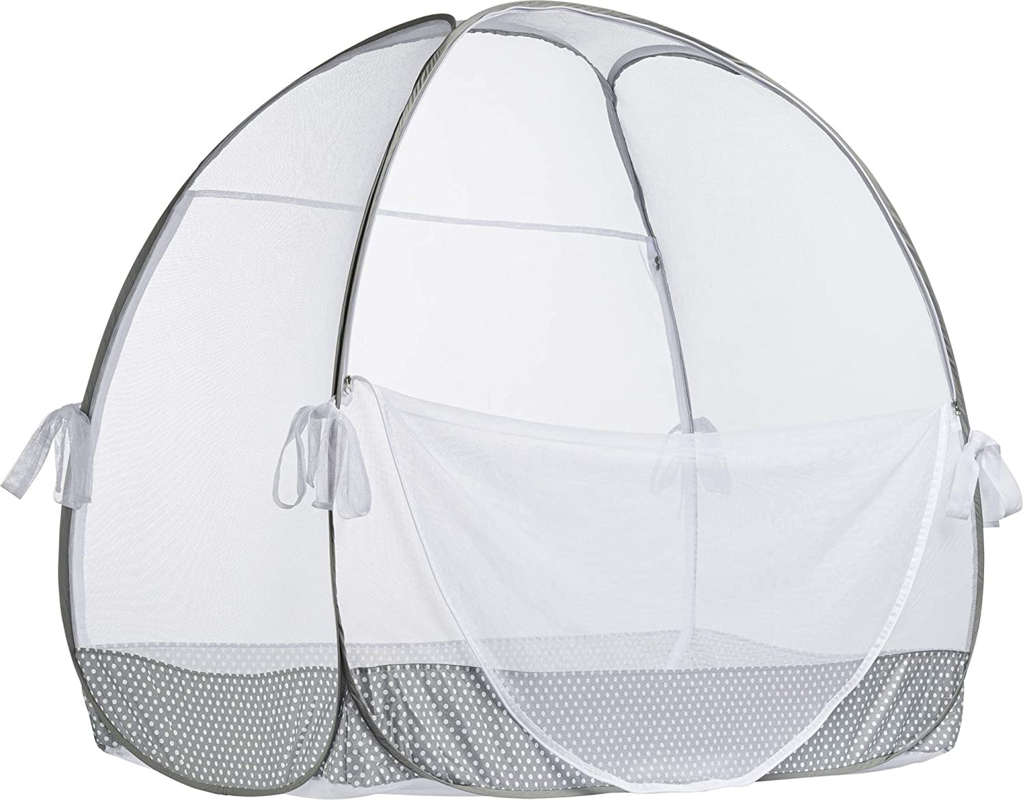 Green Frog 2-in-1 Baby Crib Safety Net and Pop-Up Tent