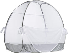 Load image into Gallery viewer, Green Frog 2-in-1 Baby Crib Safety Net and Pop-Up Tent
