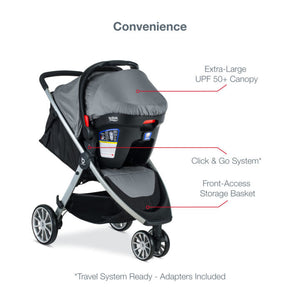 Britax B-Lively + B-Safe Gen2 Flexfit Travel System