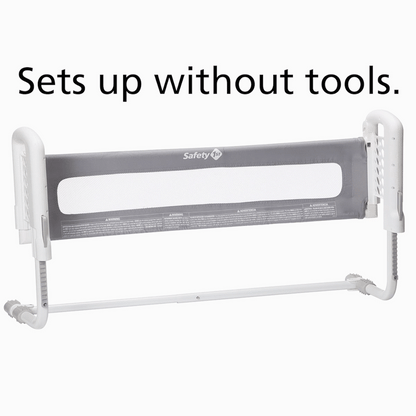Safety 1 Top of Mattress Bed Rail Swaddles Baby