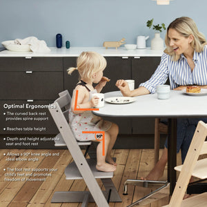 Stokke Tripp Trapp Complete High Chair - (Incl. Chair, Matching Babyset, Cushion, Tray)