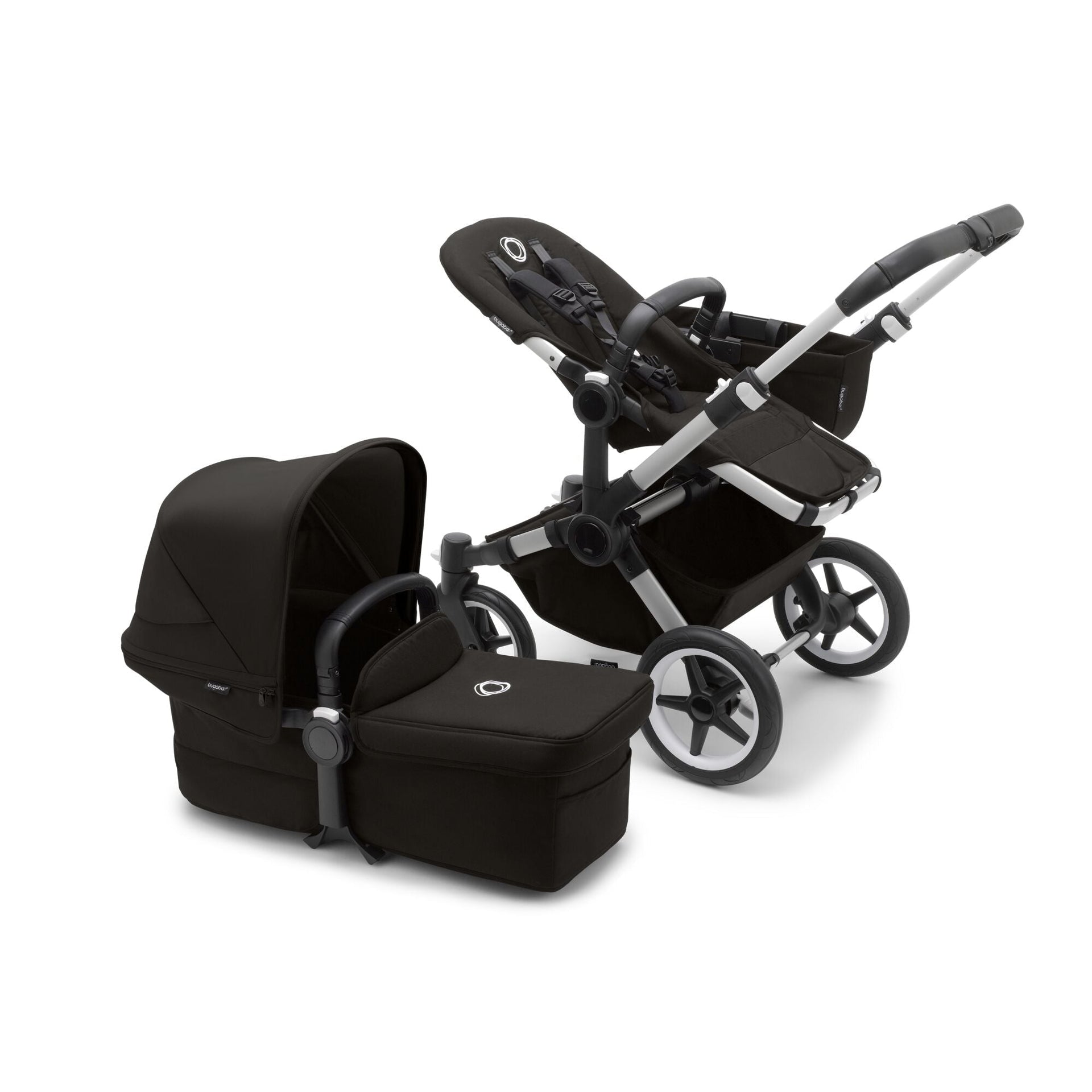 maxi cosi dolls pram Smoby - Maxi-Cosi - Beige Twin Stroller - Imitation Toy - for 2 up to 42 cm - Silent and Multi-Directional Wheels - From 3 Years Option:Baby Salmon Donkey Stroller Bugaboo Donkey LG G Pad 8.3 Adult assembly required (no