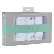 Load image into Gallery viewer, Ely&#39;s &amp; Co. Contoured Jersey Cotton Burp Cloths - 5 Pack
