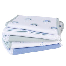Load image into Gallery viewer, Ely&#39;s &amp; Co. Contoured Jersey Cotton Burp Cloths - 5 Pack
