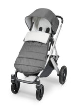 Load image into Gallery viewer, Choose the charcoal mélange UPPAbaby Cozy Ganoosh from Mega babies for a contemporary footmuff.
