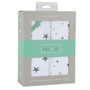 Ely's & Co. Waterproof Cradle Sheet/ Changing Pad Cover - 2 Pack