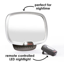 Load image into Gallery viewer, Diono Easy View Plus Car Mirror with LED Remote Light
