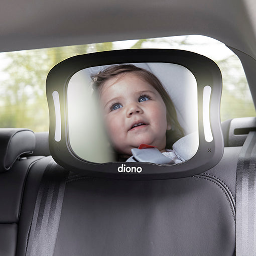 Diono Easy View XXL Car Mirror with Dual LED Lights