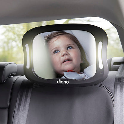 Diono Easy View XXL Car Mirror with Dual LED Lights