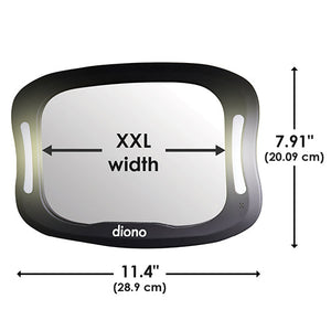 Diono Easy View XXL Car Mirror with Dual LED Lights