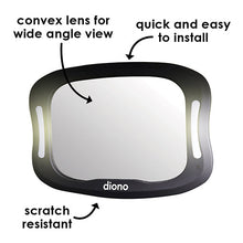 Load image into Gallery viewer, Diono Easy View XXL Car Mirror with Dual LED Lights

