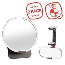 Load image into Gallery viewer, Diono Easy View + See Me Too Car Mirror
