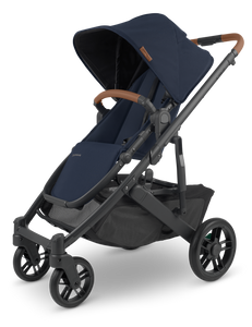 You can get the UPPAbaby CRUZ V2 from Mega babies in a neutral navy blue shade.
