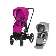 Load image into Gallery viewer, Cybex e-Priam Complete Stroller - Luxury of Travel Bundle
