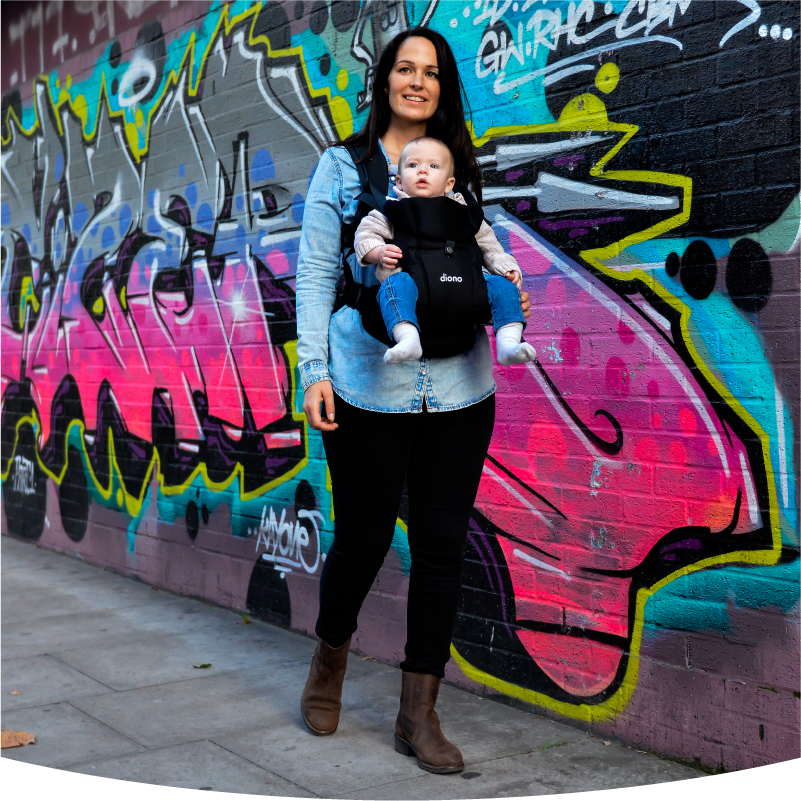 Diono Carus Complete 4 in 1 with backpack Baby Carrier Swaddles Baby