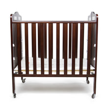 Load image into Gallery viewer, First Essentials Amber Curved Top Portable Mini Crib
